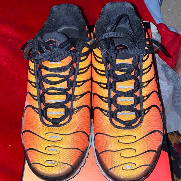 Nike Shoes - Air max plus orange, red & black 6y